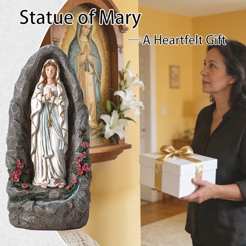 Estatua Nuestra Señora de Lourdes 18 Pulgadas miniatura 7