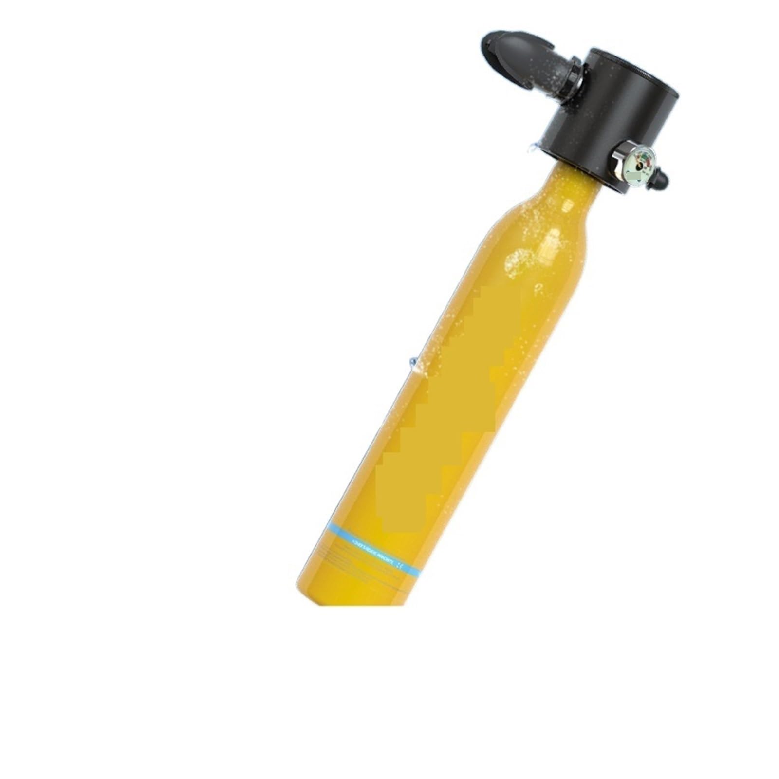 Sprzęt do nurkowania Butle tlenowe do nurkowania 0,5 l, sprzęt do pływania dla dorosłych Przenośne butle tlenowe, sprzęt do nurkowania Korzystanie z bezpieczniejszego(Nero)