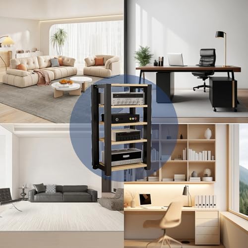Tour audio gain de place meuble stéréo contre le désordre des décodeurs câblés - 7