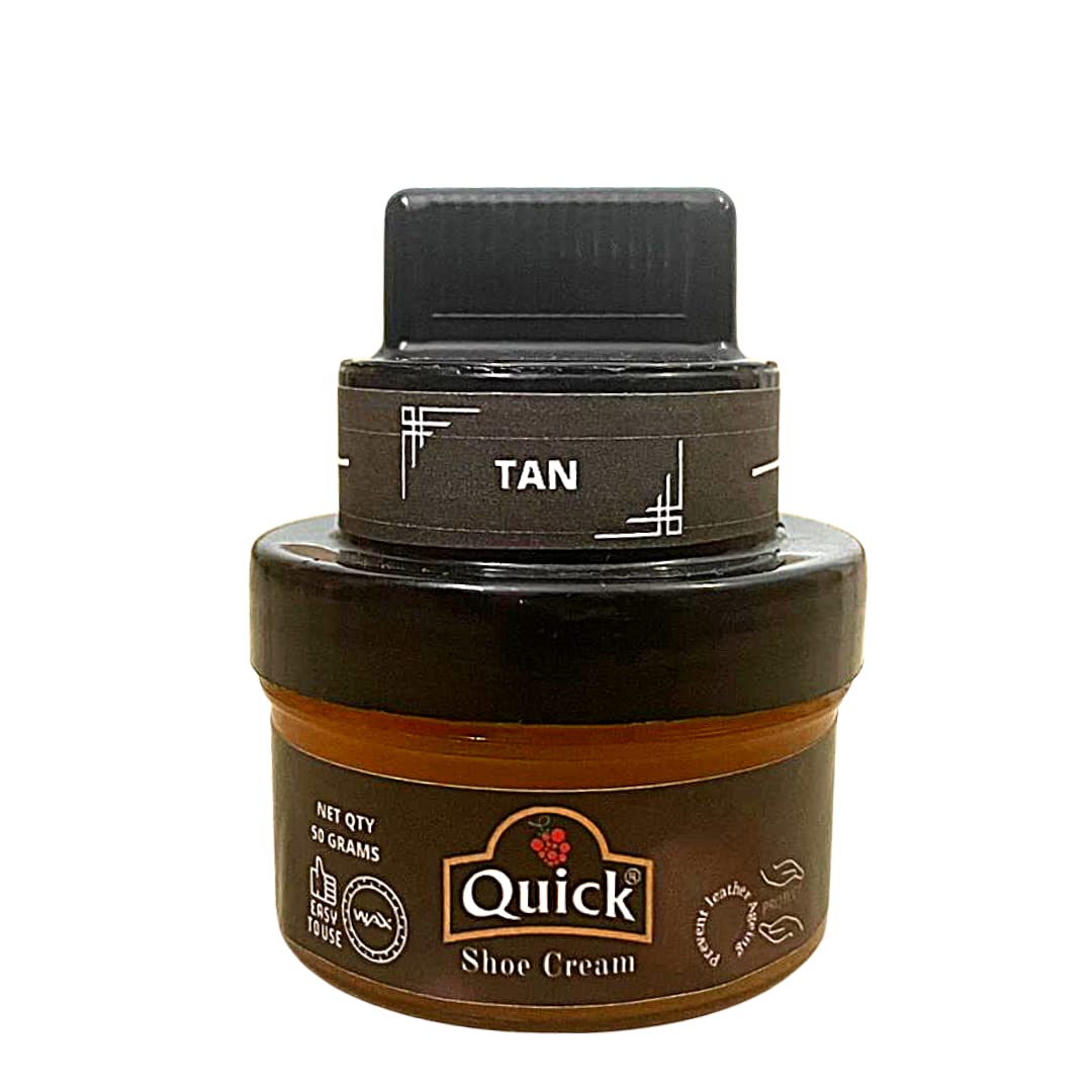 Quick Shoe Cream Polish Color - Tan (Pack 50 Grams)| (B0CYH645ZG) Amazon Price History, Amazon Price Tracker