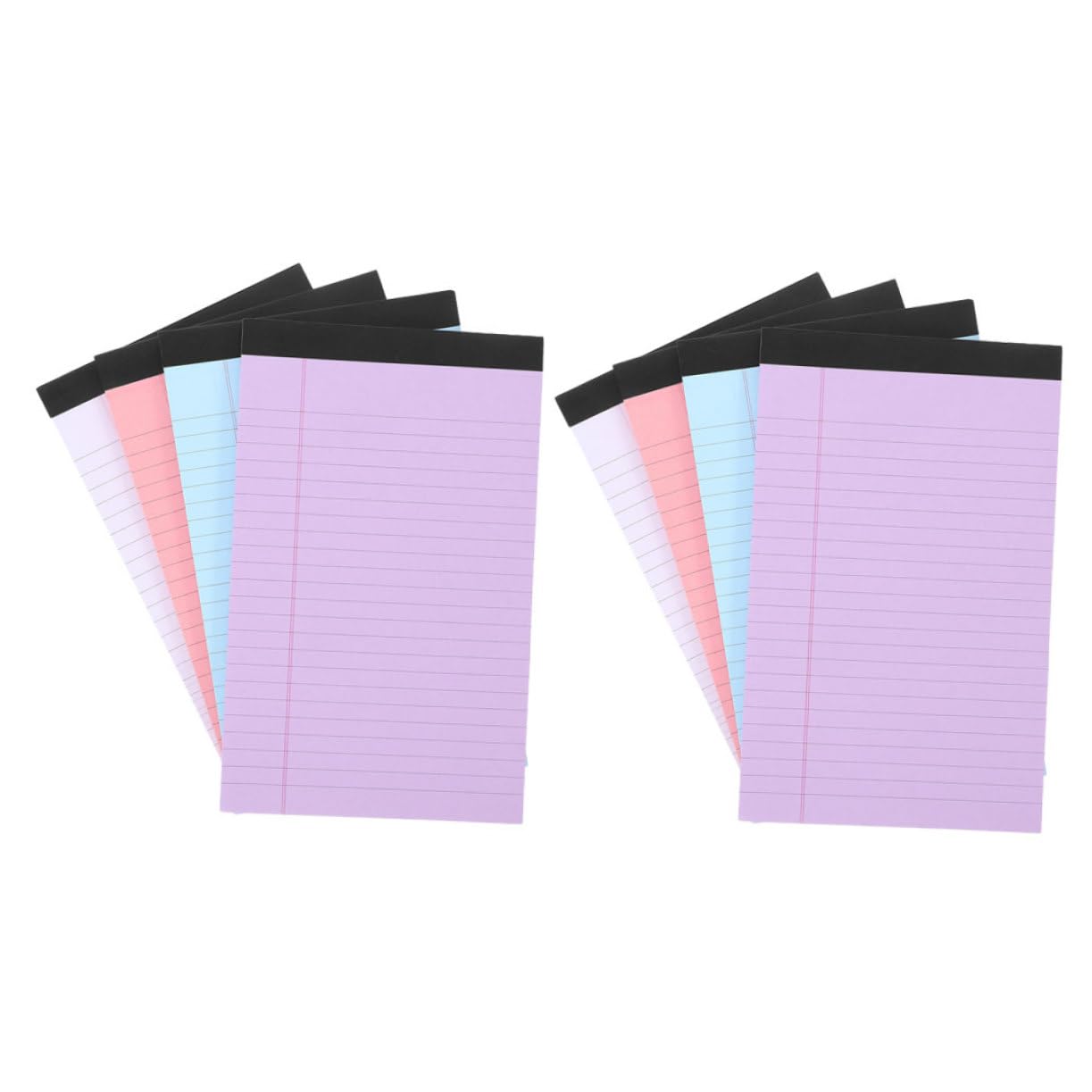 Angoily Bloc Notes à Lignes Cahiers à Détachables Carnet de Notes Portable pour Bureau Planification et Papier pour Format Couleur