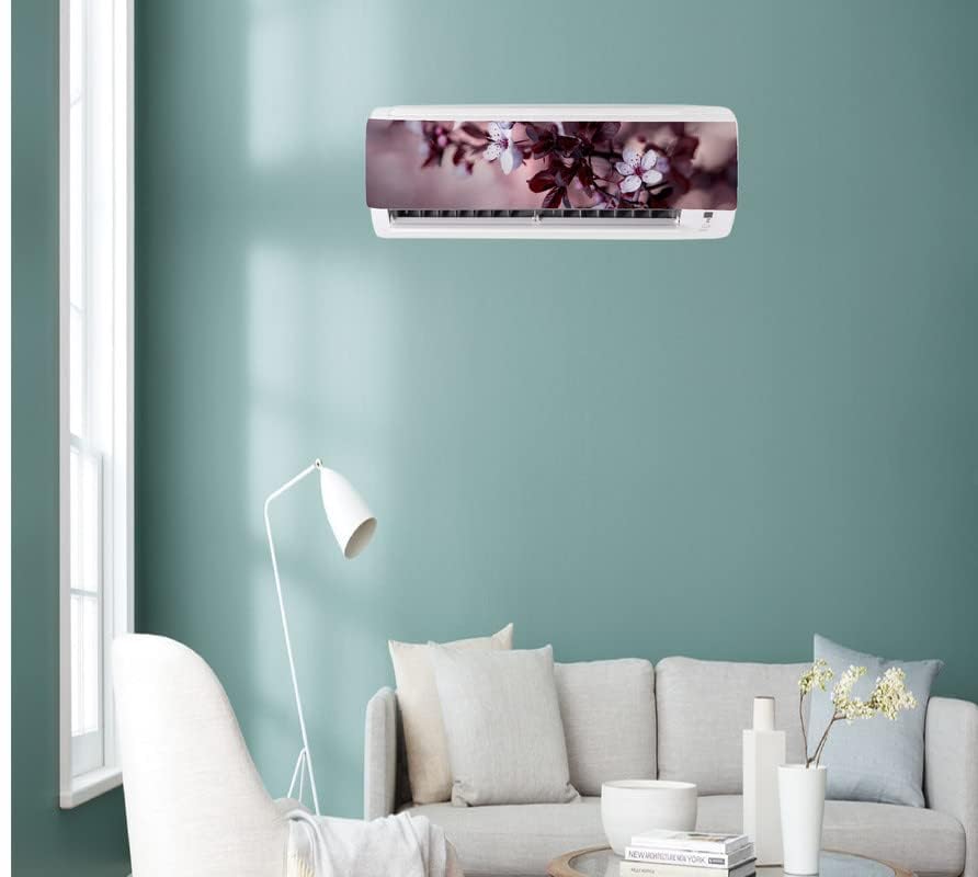 DreamKraft Multicolor Flowers AC Sticker 3D Vinyl Wall Decor 30cm x 91cm 2