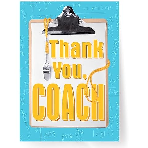 Designer Greetings Thank You Coach Cards Cover