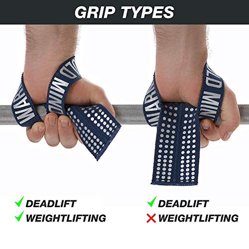 Image of WARM BODY COLD MIND V1 Lifting Wrist Straps for Olympic Weightlifting - Rated at 660 lb - Hand Wraps for Powerlifting, Weight Lifting, Bodybuilding Functional /Cross Training, Deadlift Gym Bar, Cotton