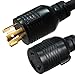NEMA L6-30 Extension Power Cord - 6 Foot, 30A/250V, 10/3 SJT - Iron Box # IBX-5803-06