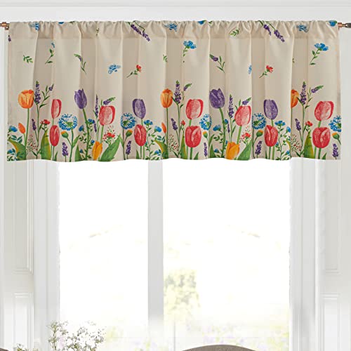 Cenefas para ventanas y cortinas de cocina Konsilsa, Color A, modelo 60x175cm 2