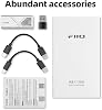 FiiO/JadeAudio KA13 Portable DAC Dongle, USB-C Adapter, 3.5mm and 4.4mm Outputs Compatible with Android/iOS System/PC/Music Players, PCM 384kHz/32bit | DSD256 550mW high power (Black)