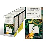 Vital Glow Organic Herbal Tea – Healthy Blend with Clove Tea, Cinnamon, Ginger & Reishi – Caffeine Free Herbal Teas – 72 x Individually Wrapped Tea Bags – 100% Organic Tea