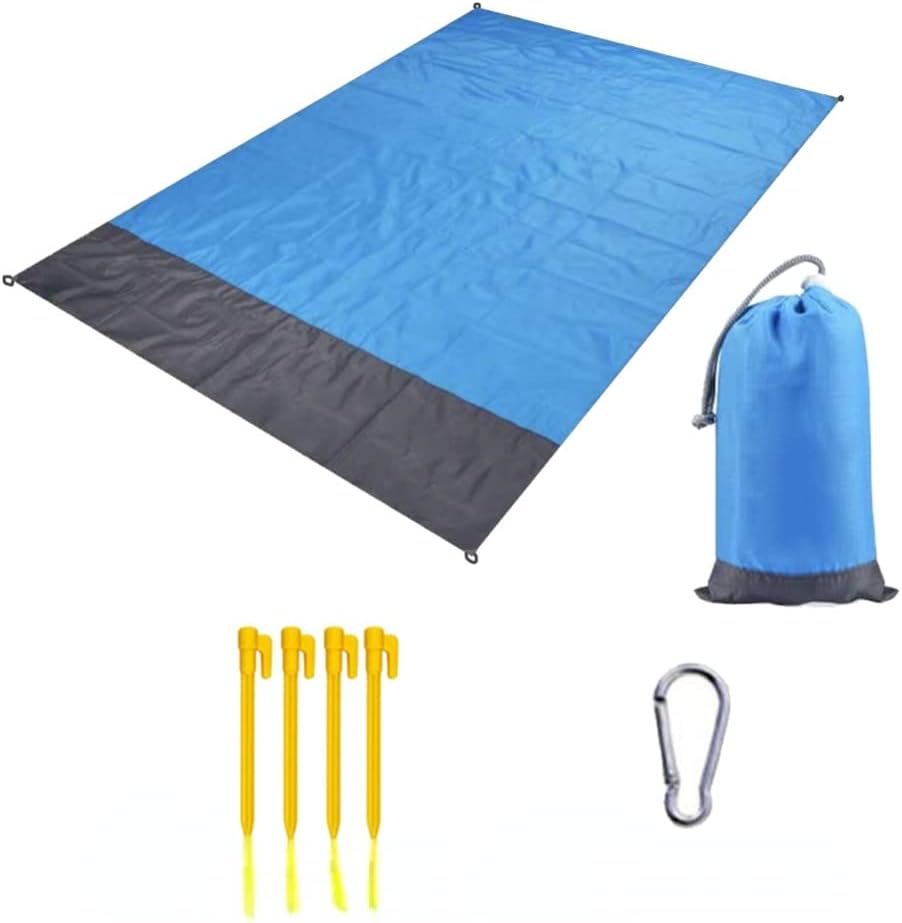 Camping Mat Waterproof Beach Blanket Outdoor Grounding Mat Mattress Picnic Pocket Carpet Rug Portable Folding Sleeping Bed Pad