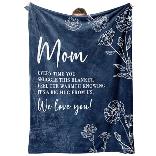Gifts for Mom Christmas, Mom Birthday Gifts Blanket, Moms Gift for Women from Daughter...