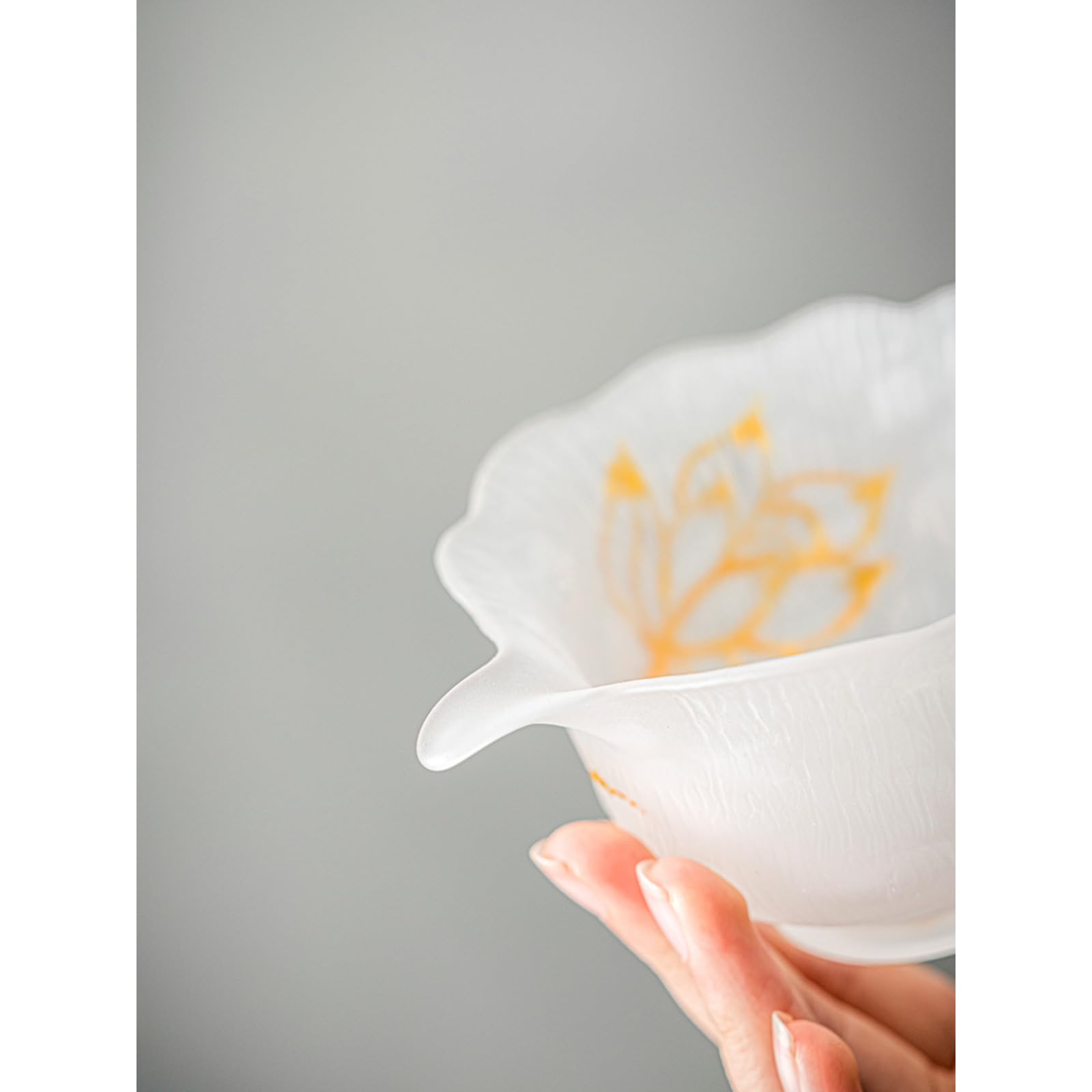 Tazza da tè Gaiwan in vetro smerigliato, 160 ml, resistente al calore antico Kung Fu tè set ciotola da tè