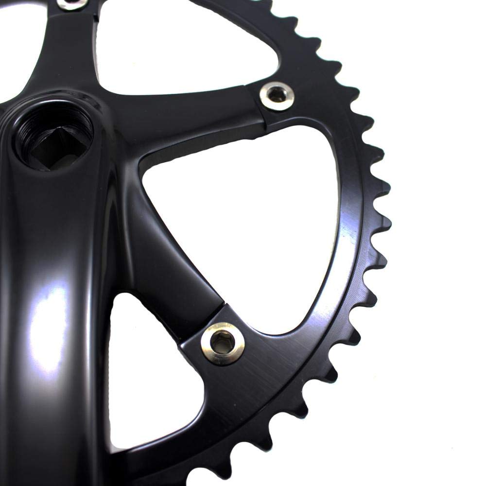 Guarnitura MTB Gear Gear GrunSt 49T Integrated CrankSet 144 BCD CNC. Grullatore in Lega di Alluminio a Catena a Dischi a manovella Guarnitura Bici