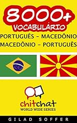 Capa de 8000+ Português - Macedônio Macedônio - Português Vocabulário (ChitChat WorldWide)
