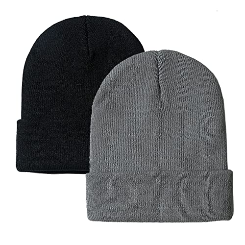 Image of NPJY Unisex Beanie for Men and Women Knit Hat Winter Beanies