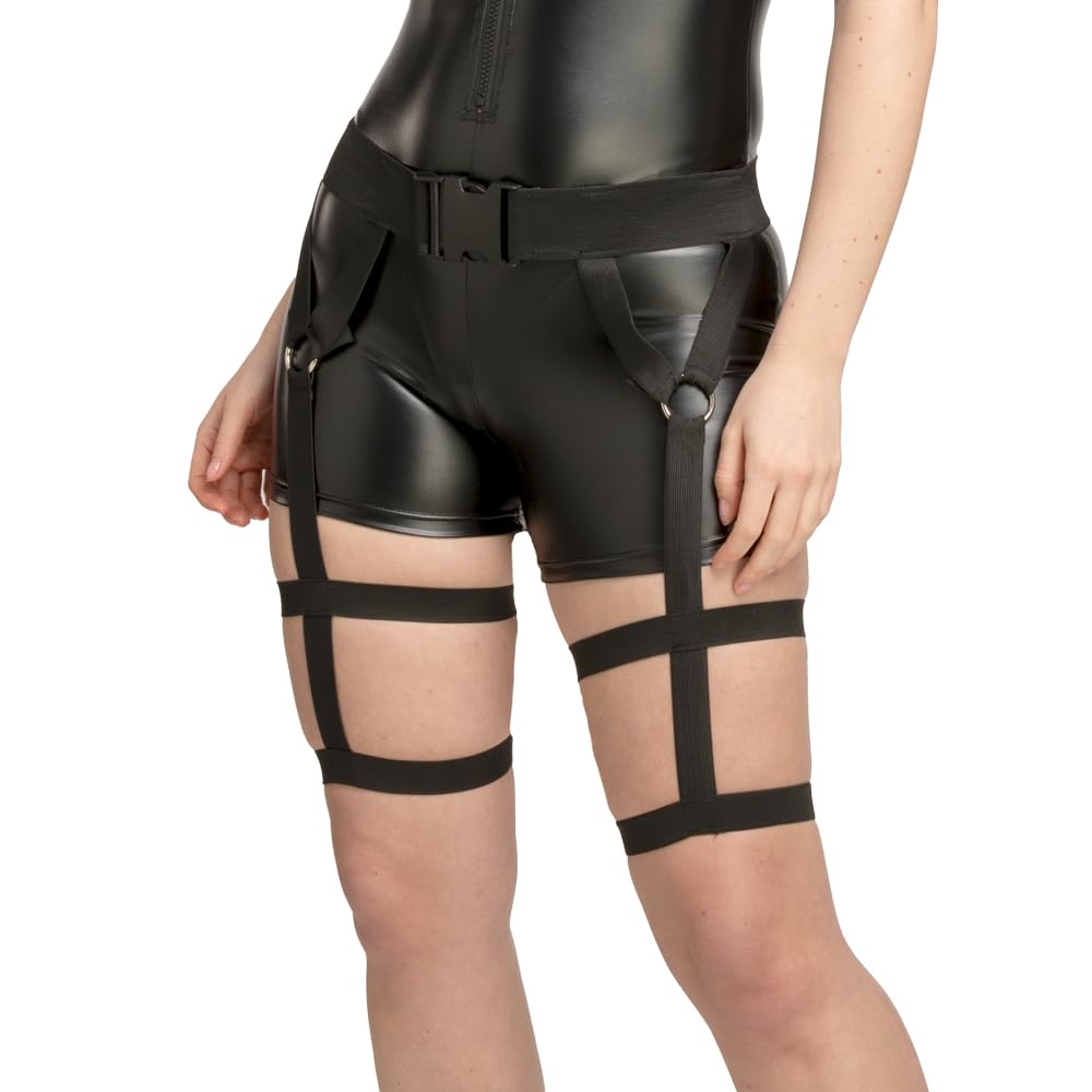 Wicked Costumes Sexy Cop Utility Belt Harness with Leg Straps Fancy Dress Accessory