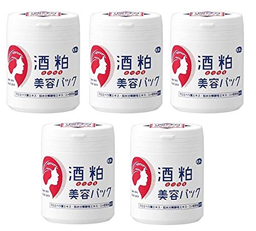 アズマ商事の 旅美人 酒粕美容パック 200g 5個セット 旅美人/塗って洗い流すだけの簡単ケア