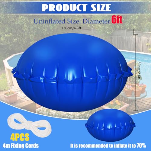 Cojín inflable para piscina 6ft de diámetro miniatura 2