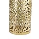 lvifloae Schirmstnder regenschirmstnder, Metall, ausgehhlt, rund, Schirmhalter, Organizer, Mlleimer, Schirmkorb fr Zuhause, Hotel, Bro, Dekoration, Gold S (Large)