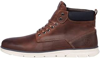 Estilo y Elegancia Botines Piel Marrón para Hombres