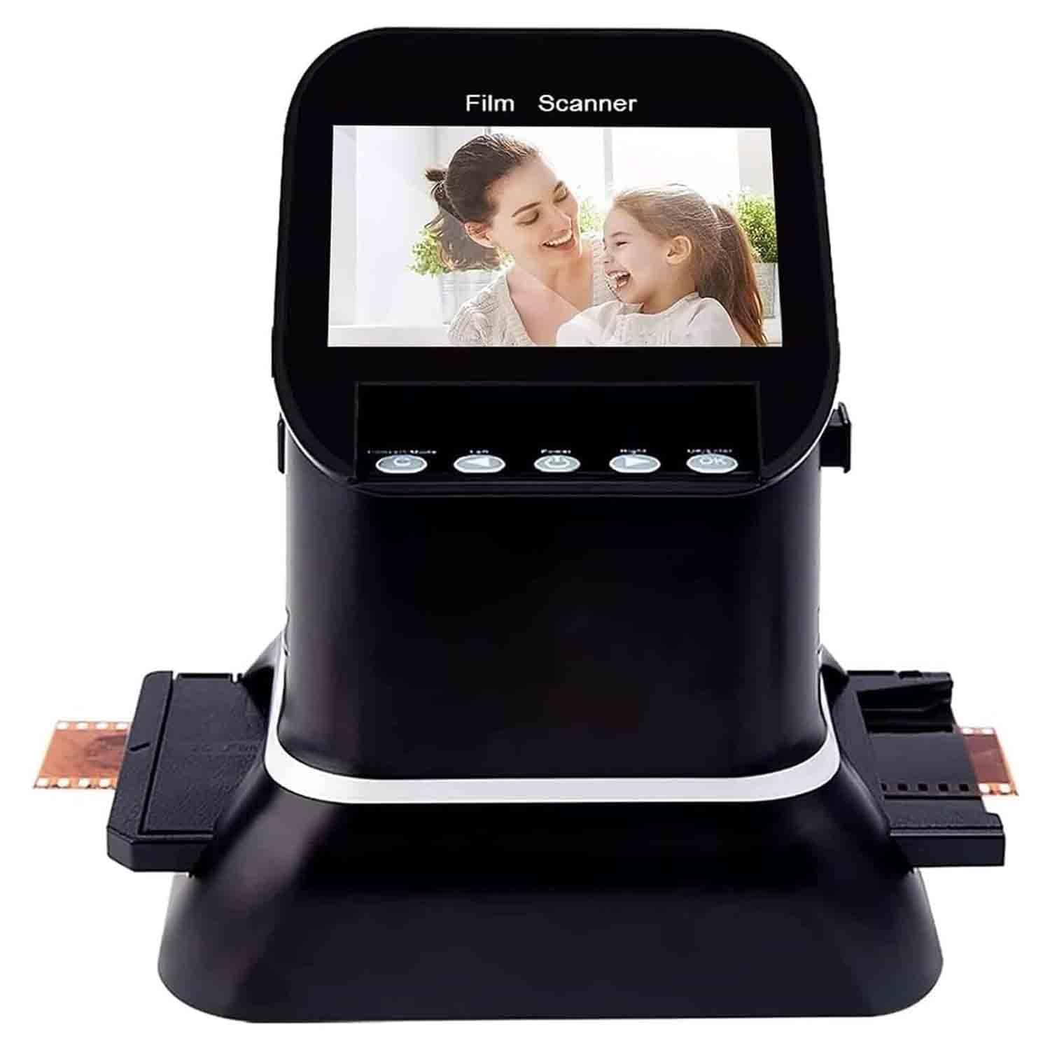 Scanner Digitale per Pellicole E Diapositive, Compatibile con 5 Tipi di Pellicola 120, Alta Risoluzione 120, Converte Negativi E Diapositive da 35 Mm, 135, 126 E 127 in Formato JPEG Digitale.