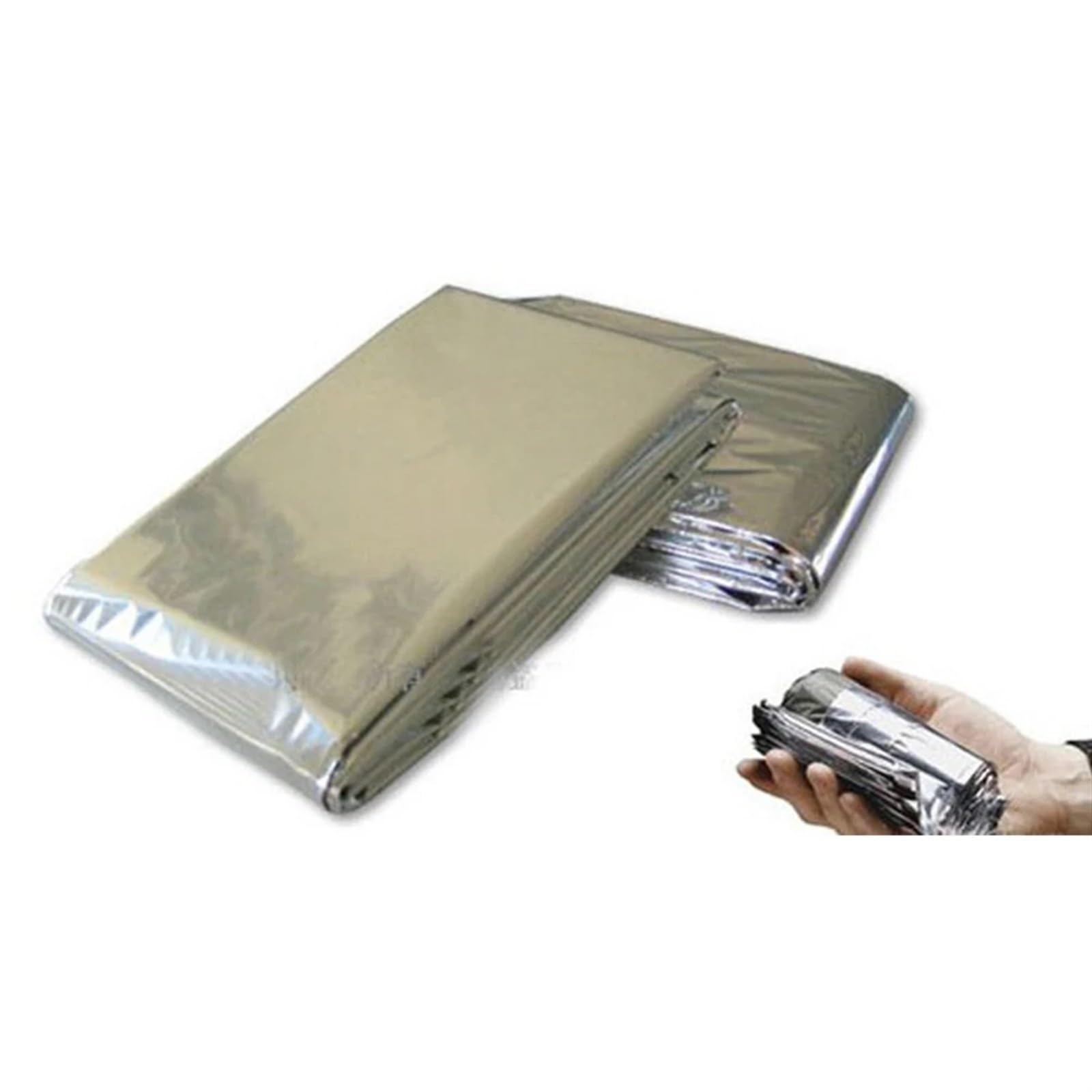 Manta térmica de Emergencia for Exteriores, Calentador de Cuerpo, Manta de Aluminio, Primeros Auxilios, Camping, Senderismo, Viaje, 1-30 Uds.(160X210cm 20PCS A)