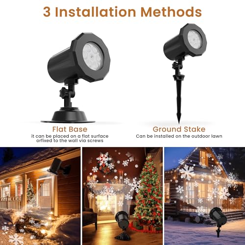Dstana SS170 Christmas Snowflake Projector Lights Outdoor thumb #3
