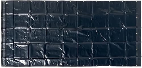 Miniatura 5 de Mytee Products Kit de lona para camión volquete y remolque con lona de vinilo negro de asfalto de 7 pies 6 pulgadas x 20 pies con doble bolsillo y