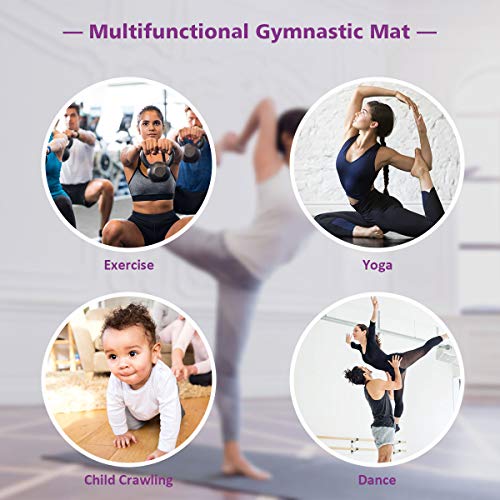 Giantex 4'X10'X2 Thick Gymnastics Mat, High Density Anti-Tear Folding Gymnastics Exercise Mats W/Carrying Handles, Hook And Loop Fastener, Lightweight Gymnastics Panel Mat, Tumbling Mat For Mma #TOP7