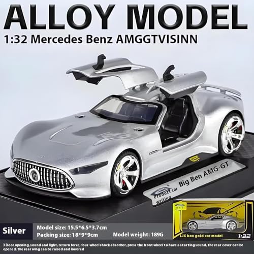 Image of Mashes Mercedes Benz Gran Turismo SUV Car 1:32 Scale Model Car Exclusive Alloy Metal Pull Back Die-cast Diecast Metal Pullback Toy Openable Doors & Light Music Best Gifts Kids【Colors as Per Stock 】