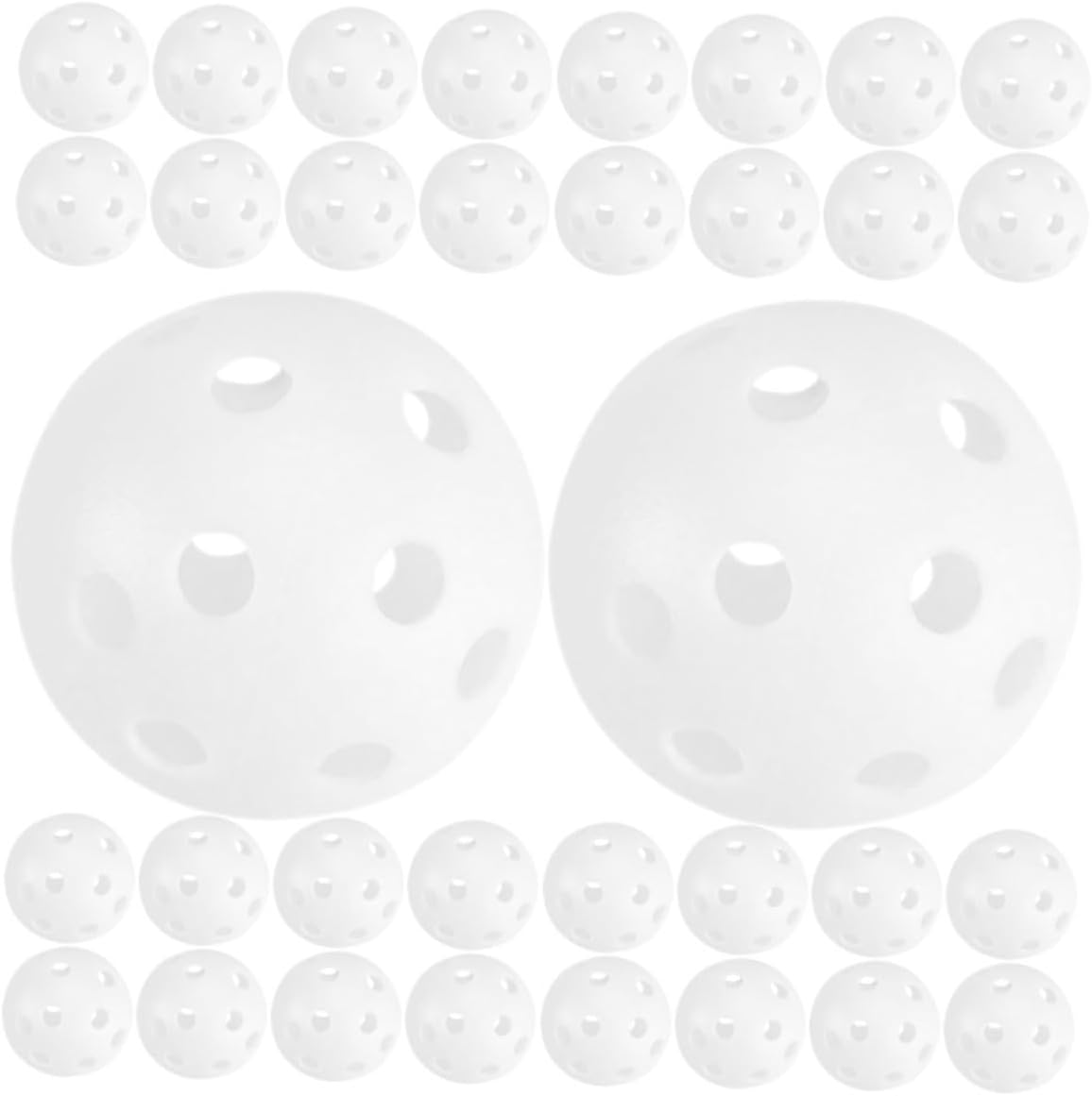 UPKOCH 100Pcs Plastic Practice Training Balls for Durable Golf Equipment for Swing Practice Backyard Games