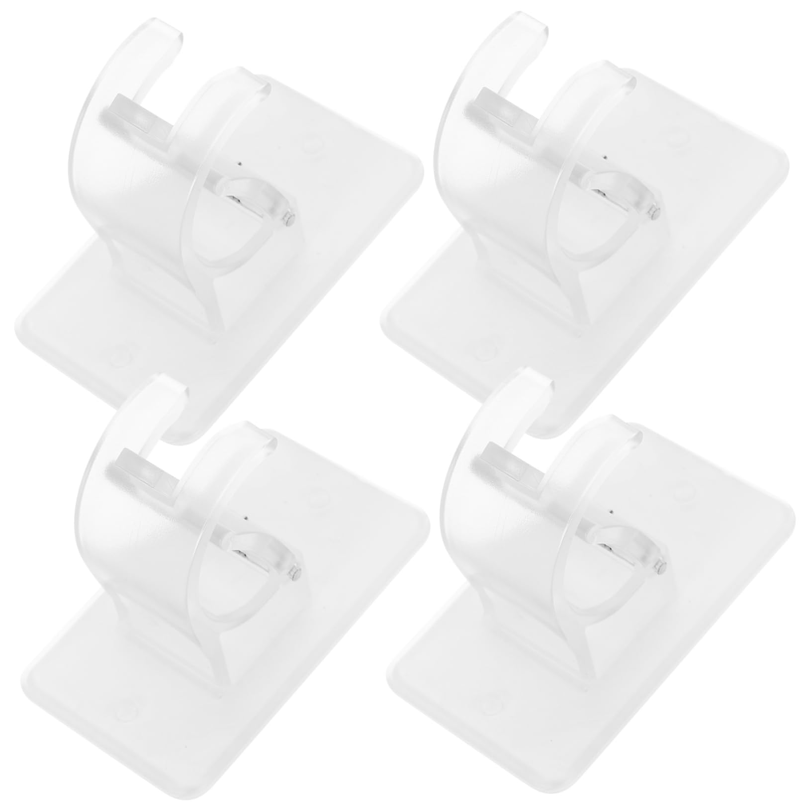 IMIKEYA 3 Ensembles Support De Tringle À Rideau Magnétique Ajustable Crochets Rideaux Crochet pour Rideaux Crochets De Rideaux pour Mur Cintres De Tringle À Rideau Plastique 4 Pièces * 3