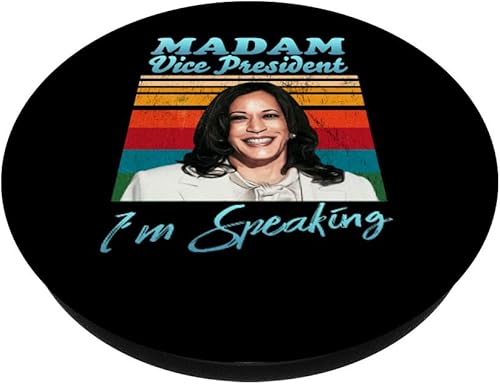 Miniatura 2 de Señora vicepresidenta Kamala Harris I'm Speaking PopSockets PopGrip agarre intercambiable para teléfonos y tabletas