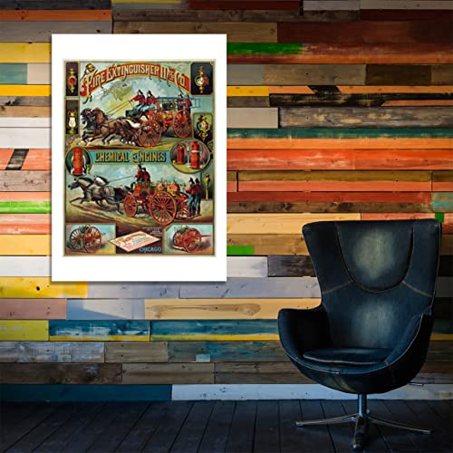 Póster de extintor de publicidad extra grande en papel Archival Mate sin marco 6