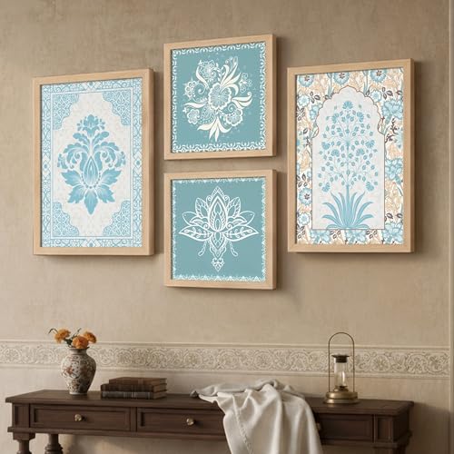 Image of NoWorries Traditional Art Wall Hanging Frames | Pichwai Artwork frames for wall decor | Indian Art Framed Paintings For Home, Living Room, Bedroom Decor