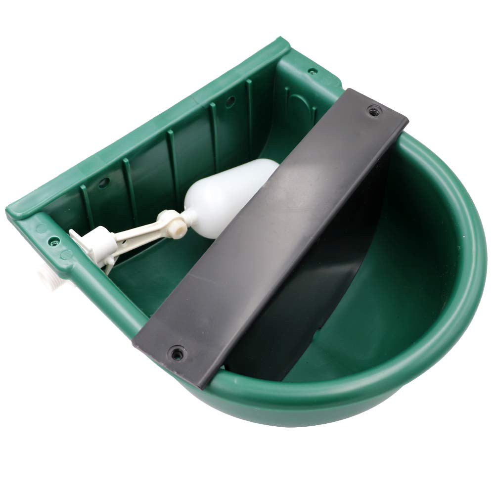 PROBEEALLYU 4L Cattle Water Bowl Automatic Goat Water Dispenser with