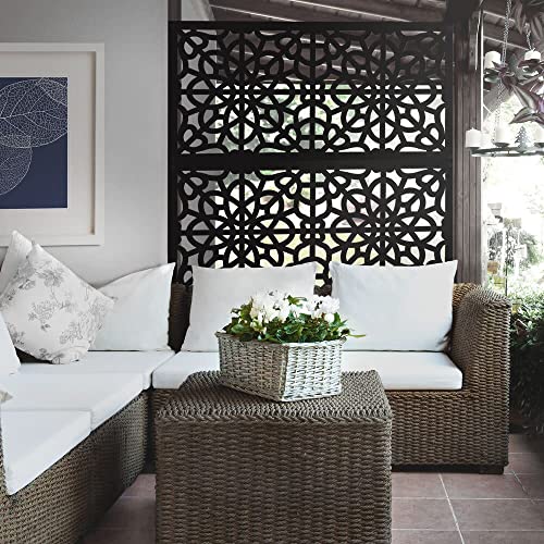 Barretteoutdoorliving73030565fretworkdecorativescreenpanelblack Urban Country Home Decor Barrette outdoor living 73030565 fretwork decorative screen panel black urban country home decor