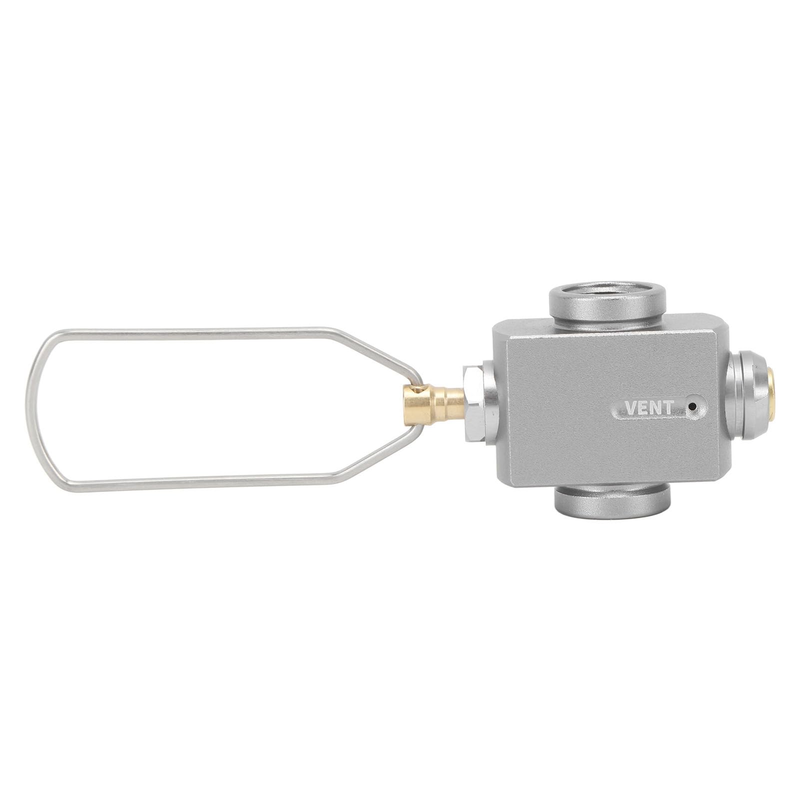 Z15 Gas Canister Refill Adapter, Adaptateur de Recharge de Gaz Portable Valve à Vent pour Camping Randonnée Pêche Activités Extérieures