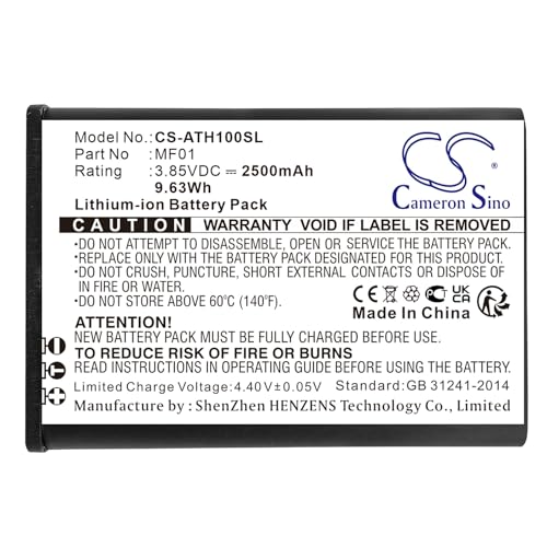 VI VINTRONS Battery for AT&T CT2MHS01, T-Mobile Hotspot TMO HS1, TMOHS1, Turbo Hotspot 2, 711700572011, MF01,
