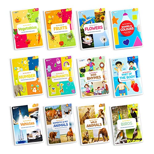 Image of Spartan Kids Picture Books Collection for Early Learning (Wipe & Clean) | Flash Cards for Kids | Pre-School Learning Pack | 1 to 6 Year Kids Learning and Educational Pack (Set of 5)