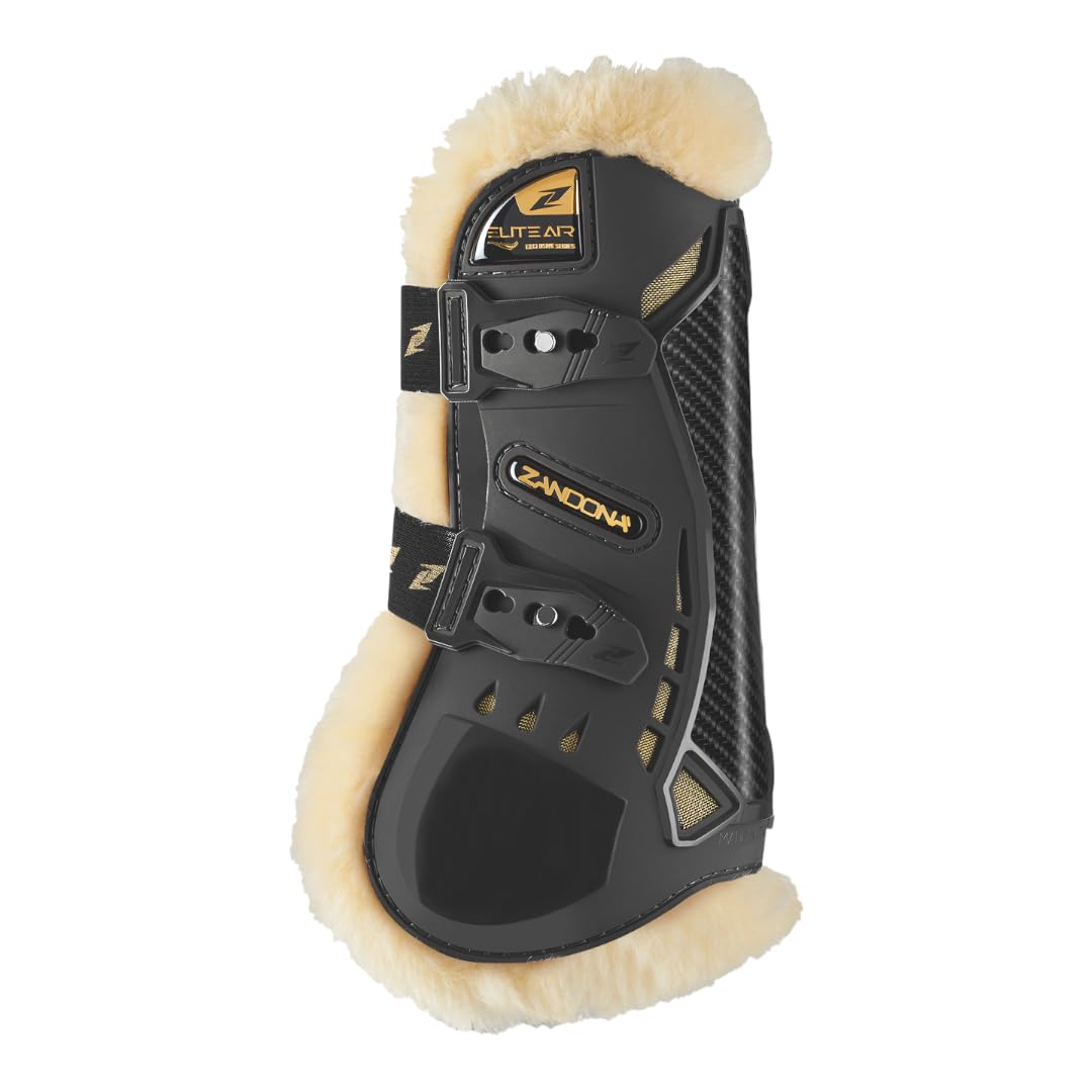Guêtres Zandonà Elite Air Sensitive+ noir M : aération maximale et protection du tendon