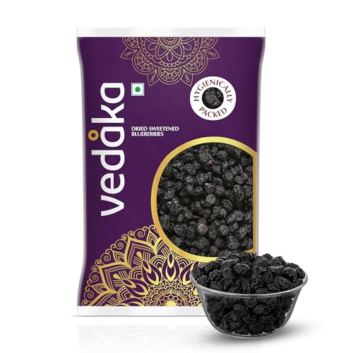 Image of Amazon Brand - Vedaka Dried Sweetened Blueberries | 1 Kg | Minaral Rich | Delicious Goodness | No Added Preservatives | Hygienic Packaging