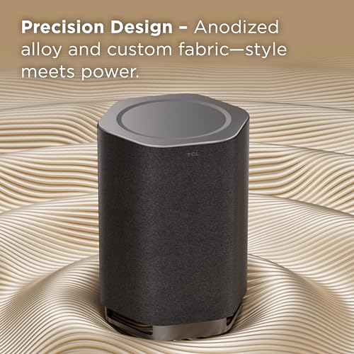 TCL Z100 Wireless Immersive 3D Home Theater Subwoofer | Compatibile with QM7L, QM8L and X11 TCL TV | Dolby Atmos Deep-Bass, Room-Filling Sound | Flexible Placement & Modern Design | Latest Model - image 9