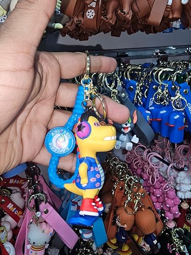 Image of OTTAVO Cute Cartoon 3D Silicone High -Quality PVC Material Keychain, Suitable for Boys and Girls - Pack of 1.