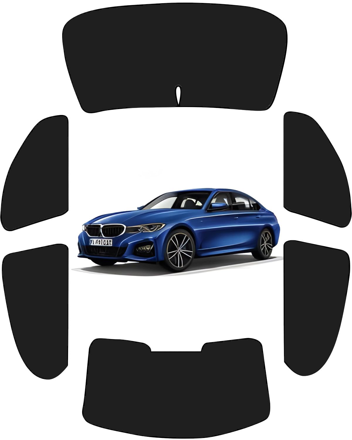 Amazon | Loveyes BMW 3シリーズ サンシェード 全面 フルセット F30