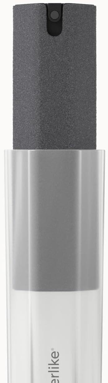 All-in-One Cleaning Kit - Refillable Microfiber Spray Bottle & Cleaning Solution + 5 Refill Tablets - Safe for iPad & Electronic Displays