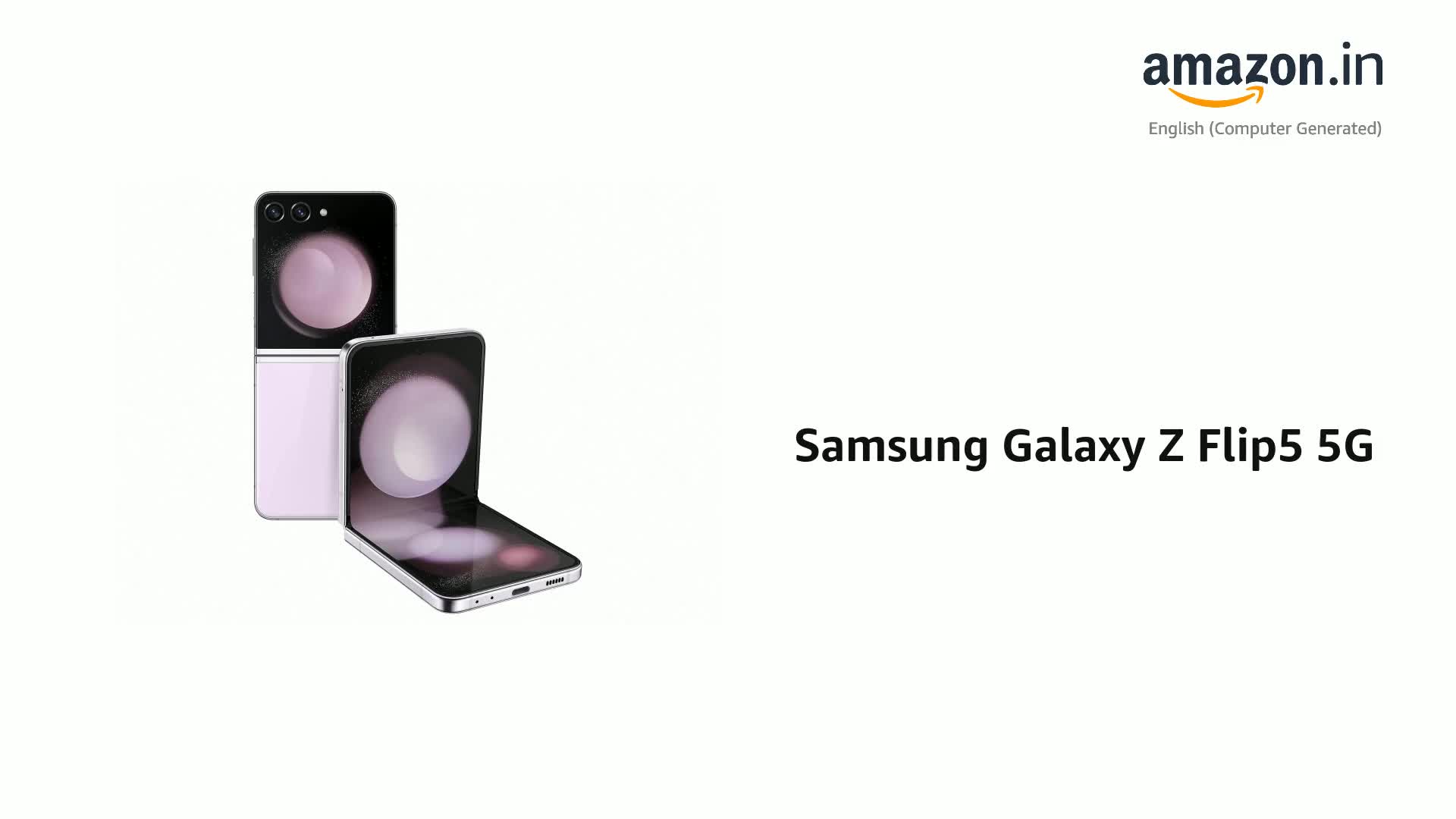 ナツ竹中Samsung Galaxy Z Flip5パープル 本体 Samsung Galaxy Z Flip5 5G AI Smartphone