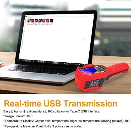 Termovisor profissional, UTi260A Termovisor profissional 256 x 192 IR Câmera de imagem térmica infra