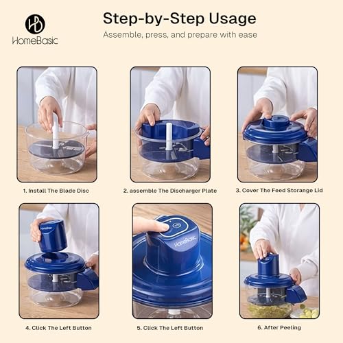 Image of HOMEBASIC Automatic Fruit & Vegetable Peeler Machine| Rechargeable Electric Peeler with 5-Leaf Stainless Steel Blade, 1300mAh Battery, One-Touch Operation Peeler for Home, Shop & Restaurant