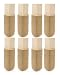Small/Biscuit Tan - NancyProtectz Floor Protectors for Chairs -8 Pack Hardwood Floor Protection