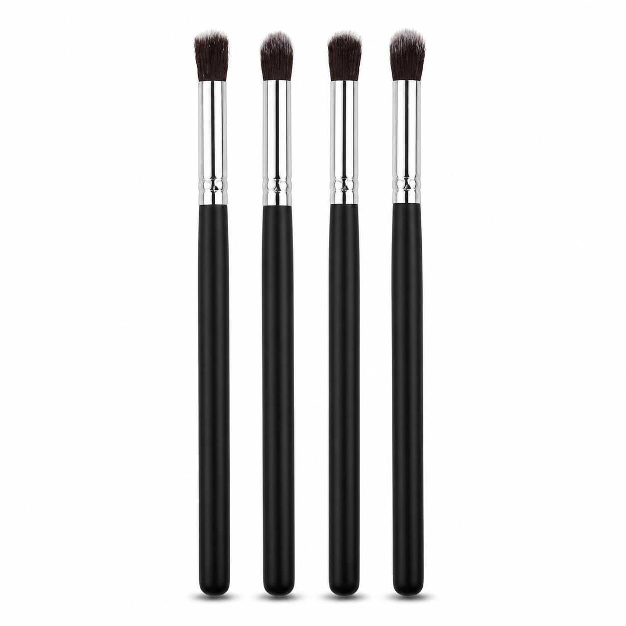 mapperz eyeshadow blending pencil brush | professional eye brushes set eyeshadow foundation mascara blending (set of 4)